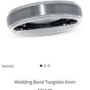 Chisel Tungsten Ring